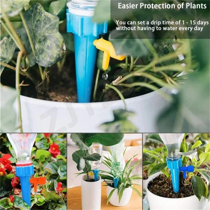 6/12/24/48pcs Automatic Drip I - Automatic Plant Waterer ulasan dan harga