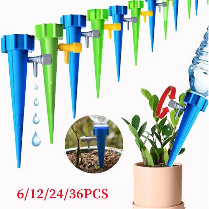 6/12/24/48pcs Automatic Drip I - Automatic Plant Waterer ulasan dan harga