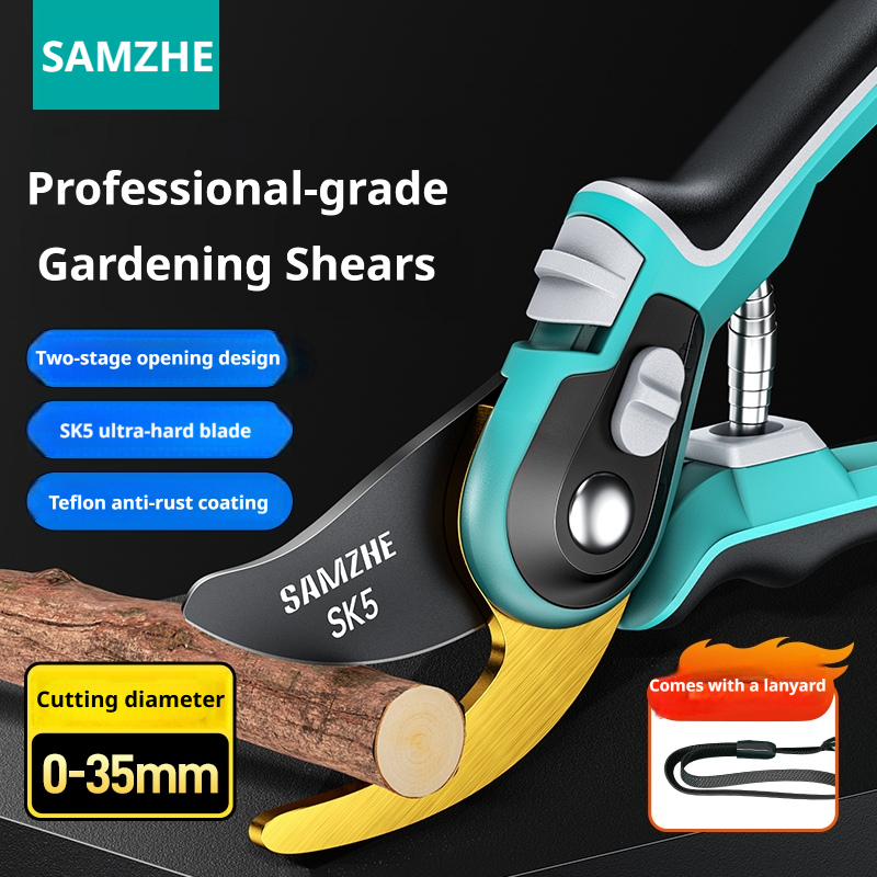 SAMZHE Gardening Scissors Bran - Gardening Tools Vegetables ulasan dan harga