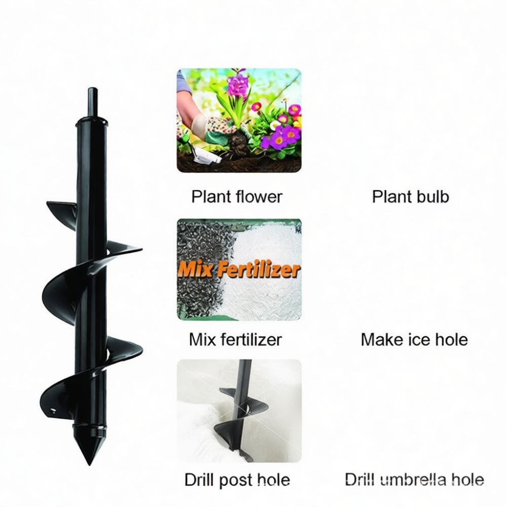Spiral Drill Accessory Garden  - Gardening Tools Vegetables ulasan dan harga