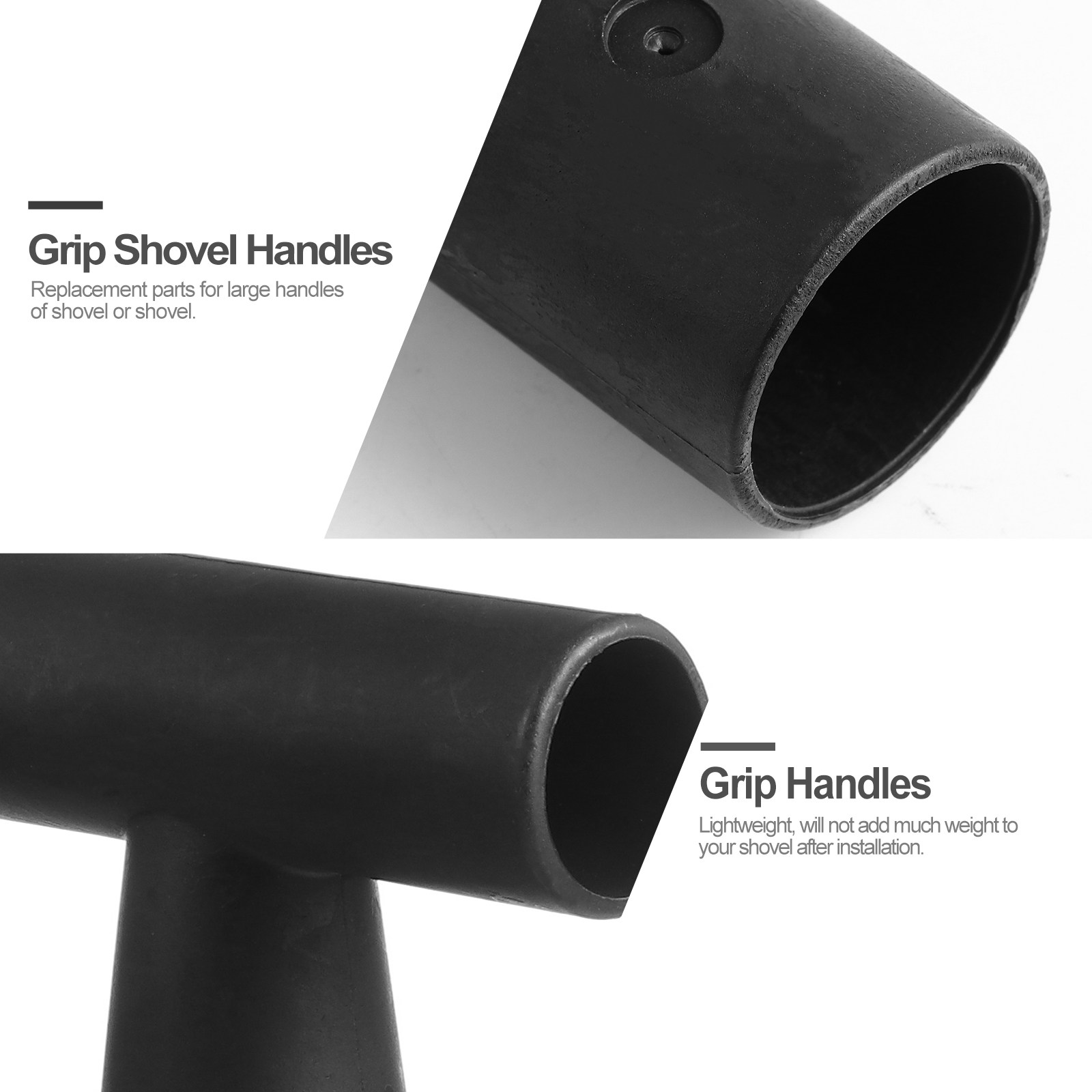 2Pcs T-Shape Shovel Handle Rep - Spade Digging Fork ulasan dan harga